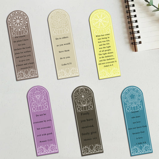 Bible Verse Bookmark Set – 30 Christian Scripture Designs